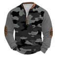 thumbnail image 2 of Blusas y camisas de manga larga con cuello redondo para hombre, sudadera con capucha de cuello redondo con cremallera y estampado, sudaderas de manga larga, blusa de poliéster para hombre, 2 of 4