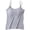 Grey, variant on Women's Adjustable Padded Bra Solid Color Camisole Top Sleeveless T-Shirt (Black, XXL)