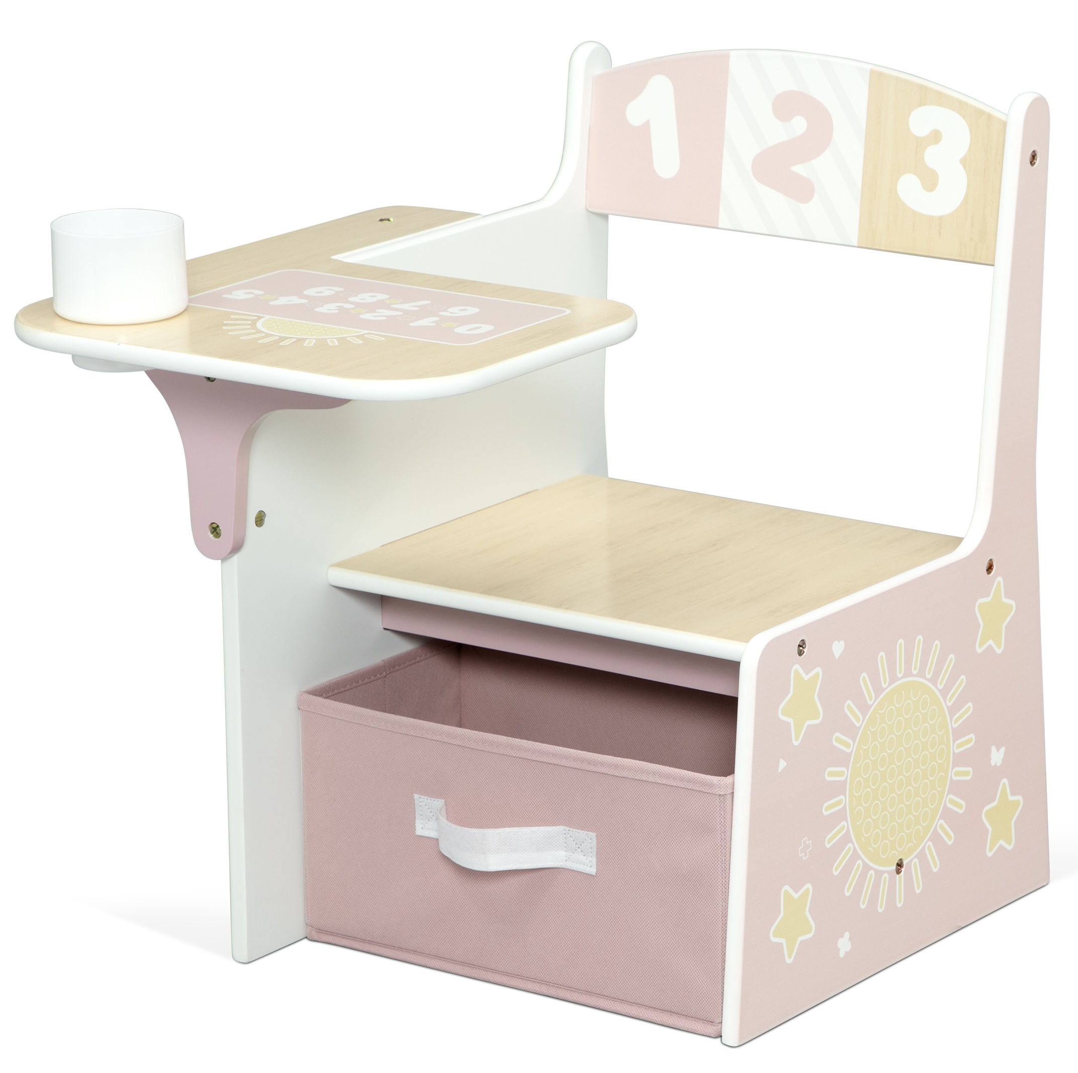 Delta Children 123 Numbers Chair Desk with Storage Bin photo 2