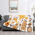 thumbnail image 2 of Yiaed Honey Bee Set Print Blanket Throw Blanket Soft Cozy Flannel Blanket for Home Bed Sofa Couch Chair-40"x30", 2 of 6