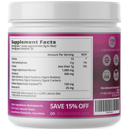collagen ingredients patented supplement resveratrol aging peptides hyaluronic keto acid strawberry anti friendly hydrolyzed powder flavor lemonade