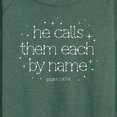 thumbnail image 3 of Instant Message - Calls Them By Name Stars - Women's Lightweight French Terry Long Sleeve Shirt, 3 of 6