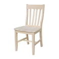 thumbnail image 6 of 36" Round Pedestal Dining Table with 2 Cafe Chairs - Unfinished - 3 Piece Set, 6 of 10