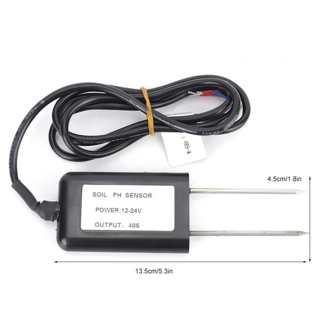 Sensor de pH del Suelo, fácil de operar RS485 / 0-5V / 0-10V / 4-20mA de Salida Medidor de pH Digital del Suelo, Medidor de pH del Suelo de Invernadero ABS para Cultivo de Plantas de Flores Amonsee NO