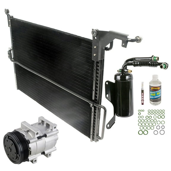 For Ford Econoline Super Duty A/C Kit w/ AC Compressor Condenser & Drier - BuyAutoParts