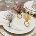 thumbnail image 4 of Saro Lifestyle Beaded Burst Napkin Ring (Set of 4), 4 of 5