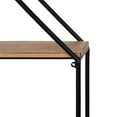 thumbnail image 5 of Kate and Laurel Lintz Octagon Floating Wall Shelf, Rustic Brown 24x24, 5 of 7