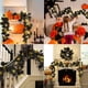 thumbnail image 5 of Decoraciones de Halloween, adornos de Halloween, regalos de Halloween, luces cálidas de Halloween, ratán de arce negro, plástico, decoración de ratán color canela, 5 of 6