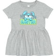 thumbnail image 3 of Inktastic My First Easter Cuddly Blue Bunny Girls Baby Dress, 3 of 5