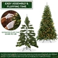 thumbnail image 4 of Árbol de Navidad Casafield realista preiluminado 2 m con soporte, 4 of 7