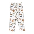 thumbnail image 4 of Goofa Snake Printed Soft Pajama Pants for Women, Wide Leg Comfy Casual Lounge Yoga Pants-Small, 4 of 9