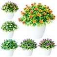 thumbnail image 1 of Cheers.US Artificial Succulents Plant, Fake Succulent Plants Plastic Mini Potted Faux Succulents for Desk, Office, Living Room, and Home Decoration, 1 of 6