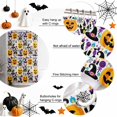 thumbnail image 6 of Shower Curtains for Bathroom-36"x72",Halloween Ghost Pumpkin Castle Waterproof Bath Curtain Grommet Shower Curtain Set with Hooks, 6 of 9