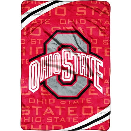 NCAA Ohio State Buckeyes Micro Raschel Blanket