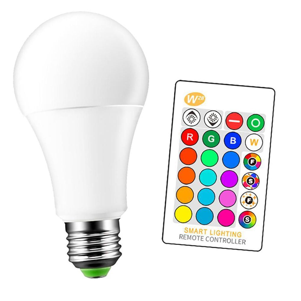 E27 LED Bulb RGB White Color LED Lamp Changeable Colorful RGB Bulb