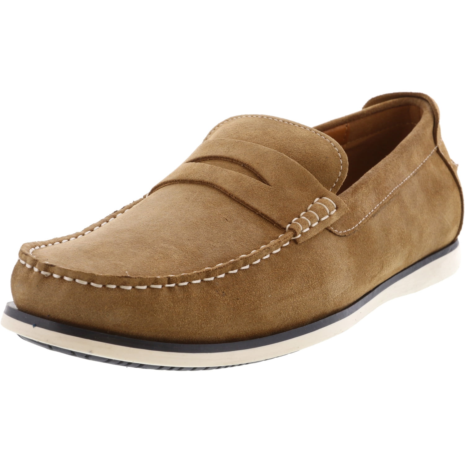 tan steve madden slip ons