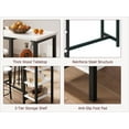 thumbnail image 6 of Danolapsi Counter Height Dining Table with Stools, Bar Table Set with 3 Storage Shelves, 3 Piece Dining Table Set for Small Space, Apartment, Kitchen, 6 of 7