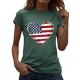 thumbnail image 2 of Maqroz 250 Anniversary USA Shirt Women 4th of July Shirts 1776-2026 250th Birthday T-Shirt "We the People" Short Sleeve Crew Neck Tops, 2 of 7