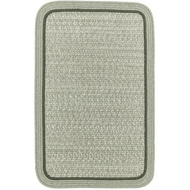 Rhody Rug CC68R024X036S 2 x 3 ft. Casual Comfort Mistletoe Banded Braided Rug, Rectangle