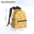 thumbnail image 4 of Vsdgher Flowe Chicken Print Unisex Large Capacity Bookbag Schoolbag Casual Daypack for High School/College/Teens/Travel/Work, 4 of 8
