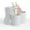 White, variant on Unikpackaging Set of 3 pcs, Round Flower/Gift Boxes with Lids, White