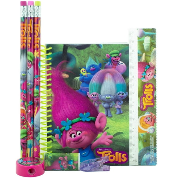 Trolls Green Stationery Set