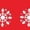 Christmas snowflake, variant on 4pcs Lovely Pattern Dog Socks New Christmas Pet Sock Warmth Novelty Socks for Indoor/Outdoor Use