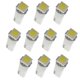thumbnail image 1 of 4x10pcs Coche Blanco T5 5050 Metro Lámpara Mapa / / Paso Bombillas Indicador piezas Sunnimix Bombillas de luz de lámpara de medidor de coche, 1 of 8
