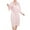 Pink, variant on ZZwxWA Women's Silk Robes Kimonos Satin Pajamas Bridesmaid Bride Party Pjs with Pockets