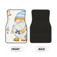 thumbnail image 2 of Disketp Gnome Camping Fishing for Crystal Velvet Car Mats Four-Piece Set,All-Season Automotive Protection, Vehicles, Cars, Trucks, and SUVs,Anti-Slip Design, 2 of 7