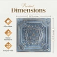 thumbnail image 5 of DCT04-Elizabethan Shield 2 ft. x 2 ft. PVC Glue-up or Lay-in Ceiling Tile in Smoked Gold (100 Sq.ft / Pack) - 25 Pieces, 5 of 28
