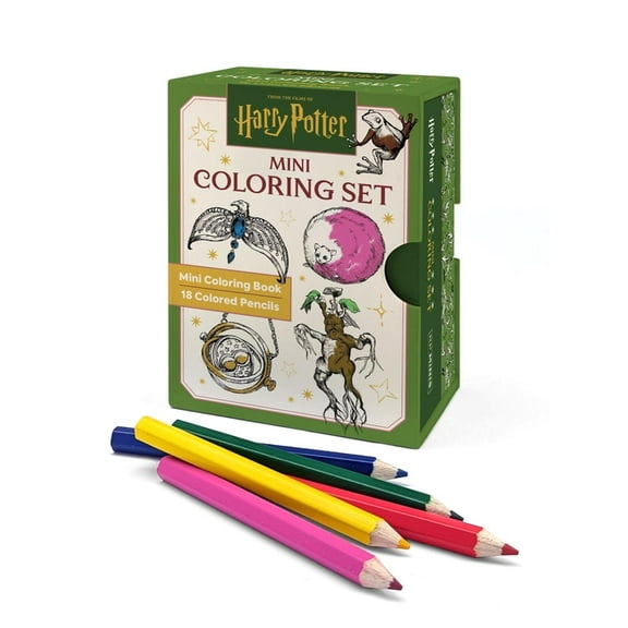 Rp Minis Harry Potter Mini Coloring Set: Includes Mini Coloring Book and 18 Colored Pencils, (Paperback)