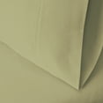 thumbnail image 4 of 300 Thread Count 100% Cotton Deep Pocket Solid Bedding Sheet Set, Twin, Sage - Blue Nile Mills, 4 of 5