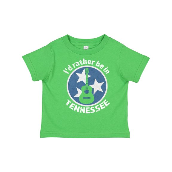 Inktastic I'd Rather Be in Tennessee Boys or Girls Toddler T-Shirt