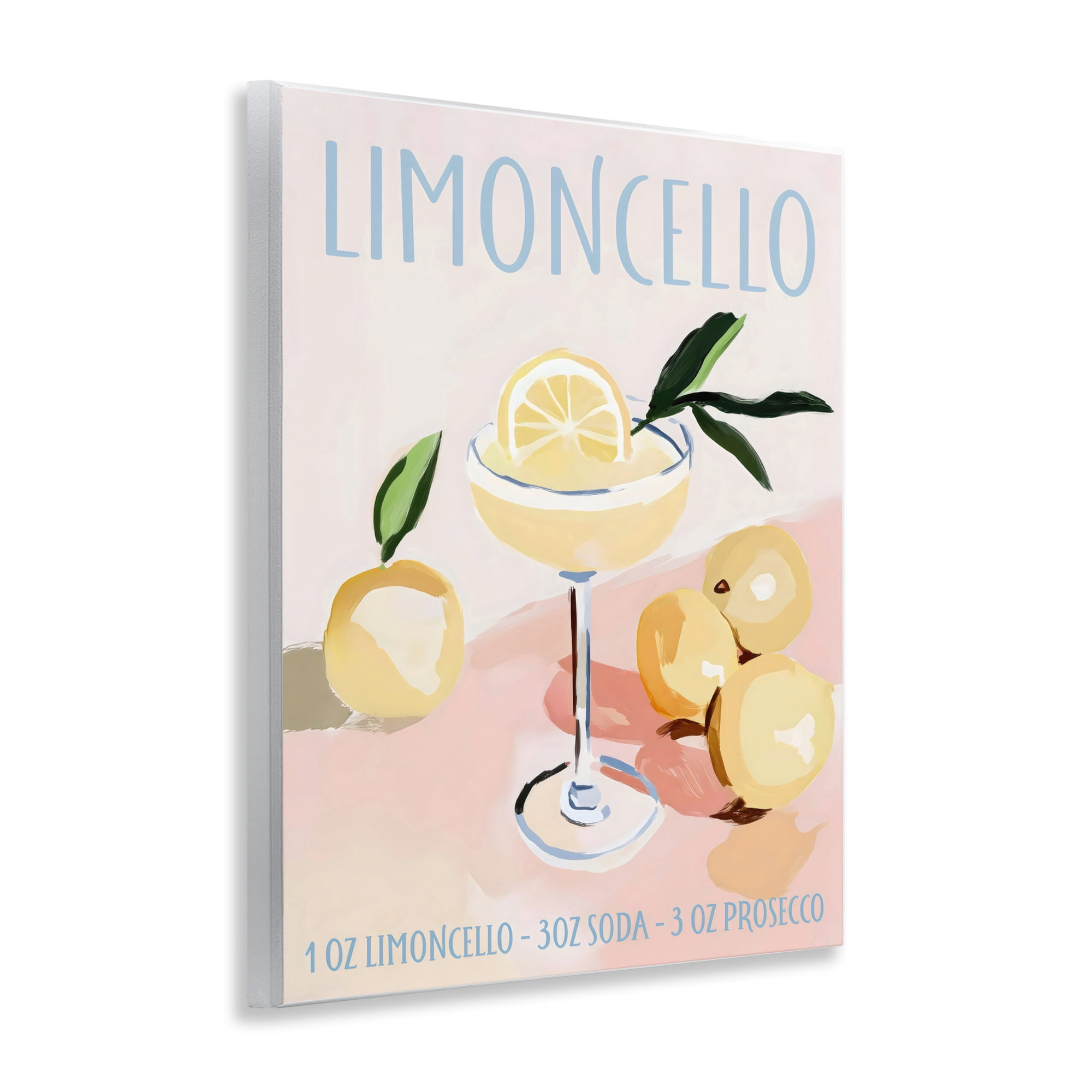 Stupell Industries Limoncello Summer Cocktail Wall Plaque Art, design by Sisi and Seb
