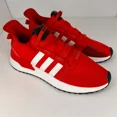 thumbnail image 2 of Adi-das Mens EVH 791004 Red Breathable Mesh Upper Size 10.5 Trainers Shoes, 2 of 6