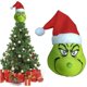 thumbnail image 4 of ¡Gr1nch! ¡Greench! Muñeco de peluche de juguete de regalo de estilo de dibujos animados para niños, 4 of 4