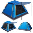 thumbnail image 2 of Glarewheel TNSQ-XXLBL 5-Person Pop Up Tent, Blue, 2 of 7