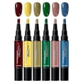 thumbnail image 5 of Nail Polish Pen Set, Water Based Nail Art Polish 6 Colors, Quick Dry Nail Art Pens with Brush Tip No UV Lamp Needed for DIY Home Manicure, 5 of 9
