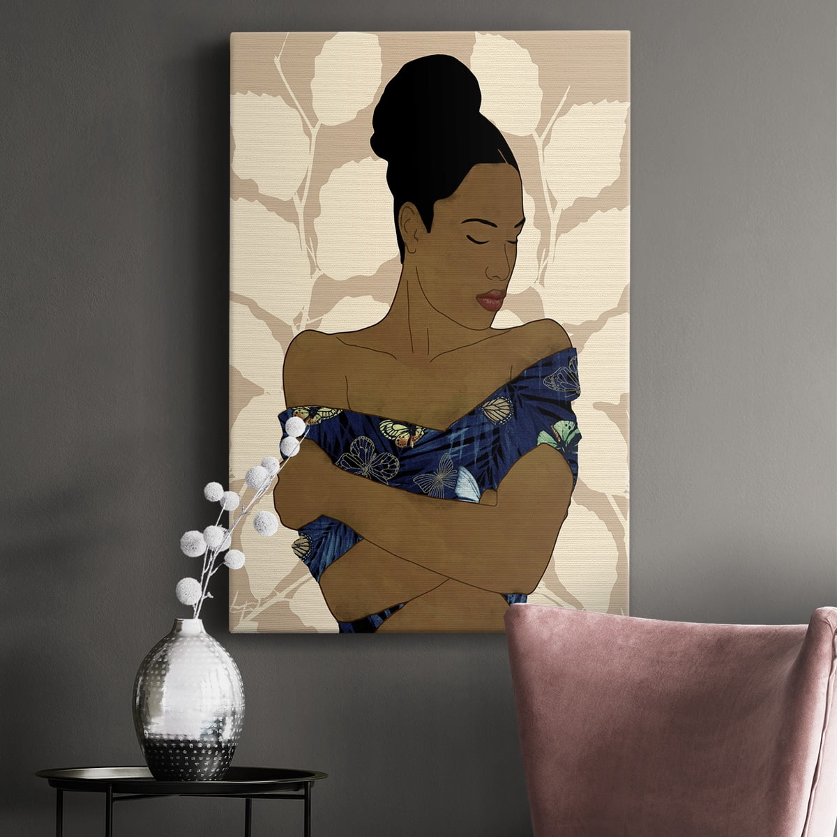Ethnic Beauty II Premium Gallery Wrapped Canvas - Ready to Hang