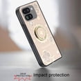 thumbnail image 3 of For Google Pixel 9 Pro Fold Diamonds 3D Bling Sparkly Glitter Ornaments Engraving Hybrid Fashion Cover ,Xpm Phone Case [ Gold Good Luck Floral ], 3 of 8