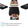 thumbnail image 5 of HP Sprocket Portable 2x3 Instant Photo Printer (Black Noir) Zink Paper Bundle, 5 of 5