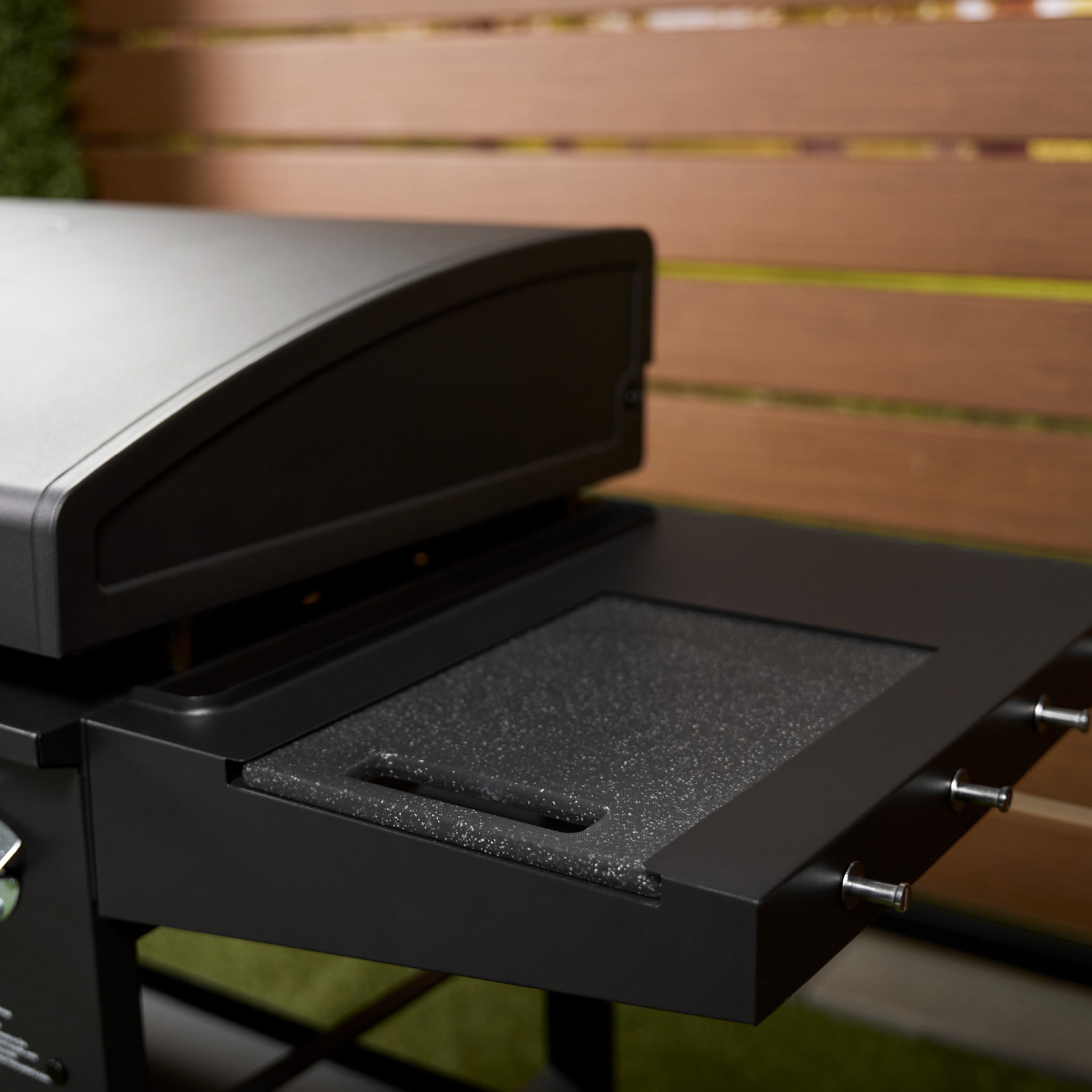Blackstone Original 4-Burner 36" Natural Gas Omnivore Outdoor Griddle with Hood and Folding Side Shelves