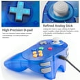 thumbnail image 3 of LUXMO N64 Controller, Classic Retro Wired Mini N64 Controller Gamepad Joystick for N64 Home Video Game Console System, 3 of 8