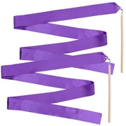 Sarahs Silks Ribbon Gift for Children Kids Dancing Streamers Rhythmic No Knot Aldult Purple