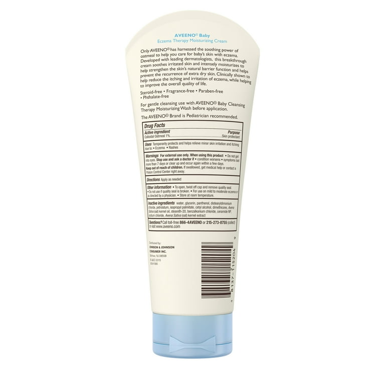 Baby Eczema Therapy Moisturizing Natural 7.3 oz - Walmart.com