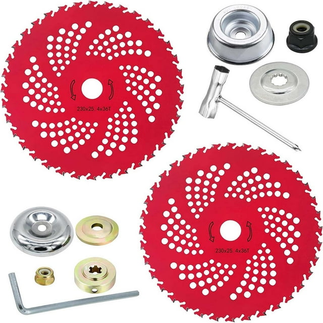 BAOPAI Circular Saw Blade for WeedsTrimmers and Brush Cutters 9-Inch 36-Tooth Hard Alloy Blade Powerful Cutting for Dense Brush and Weeds Quiet Efficient Operation Easy Install Garden Tool Accessories