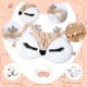 thumbnail image 3 of Cute Downy Kids Sleep Mask, Eye Covers For Sleeping In Travel & Nap, Sleep Masks For Women & Kids & Girls, Cute Plush Blindfold For Sleeping, Pressure, 3 of 5