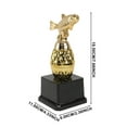 thumbnail image 2 of Miangastore Trophée de Fête pour Enfants Trophée de Récompense en Plastique pour Compétitions (Fish A), 2 of 8
