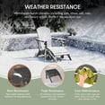 thumbnail image 4 of WestinTrends Outdoor Ottoman, Patio Adirondack Ottoman Foot Rest, All Weather Poly Lumber Folding Foot Stool for Adirondack Chair, Widely Used for Outside Porch Pool Lawn Backyard, Gray, 4 of 17